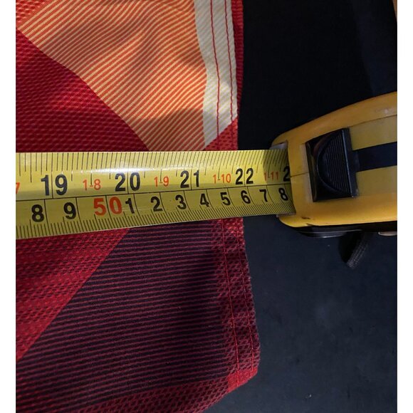 Rusty Board Shorts Check Plaid Mens 38 9" Beach Swim Trunks - Picture 5 of 6